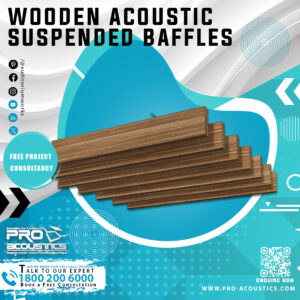 Wooden Acoustic Suspended Baffles