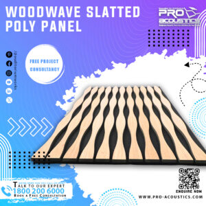 Woodwave slatted Poly Panel