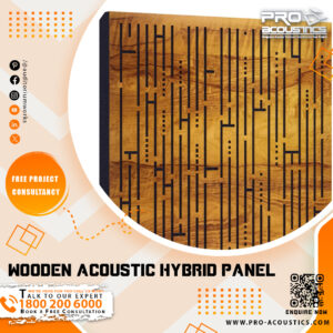 Wooden Acoustic Hybrid Panel