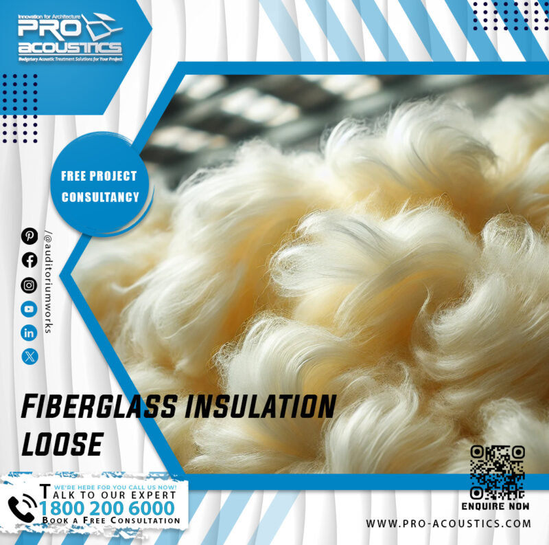 Fiberglass insulation loose