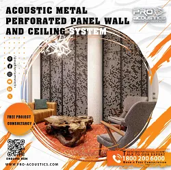 Acoustic Metal Perforated Panel Wall and Ceiling System