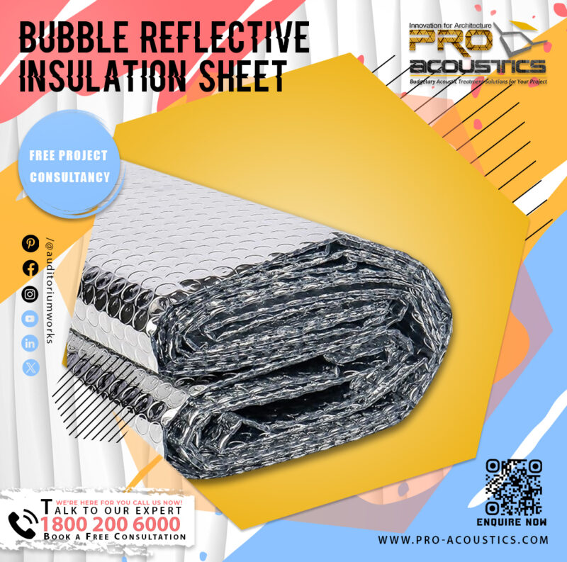 Bubble reflective insulation sheet