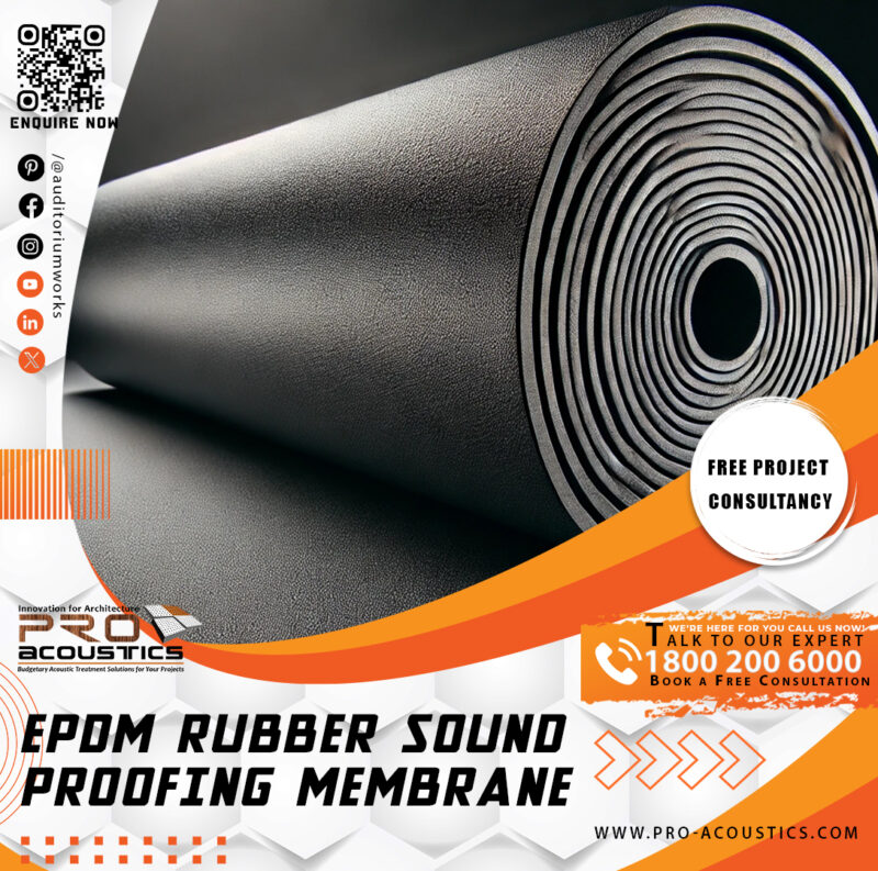 EPDM Rubber Soundproofing Membrane