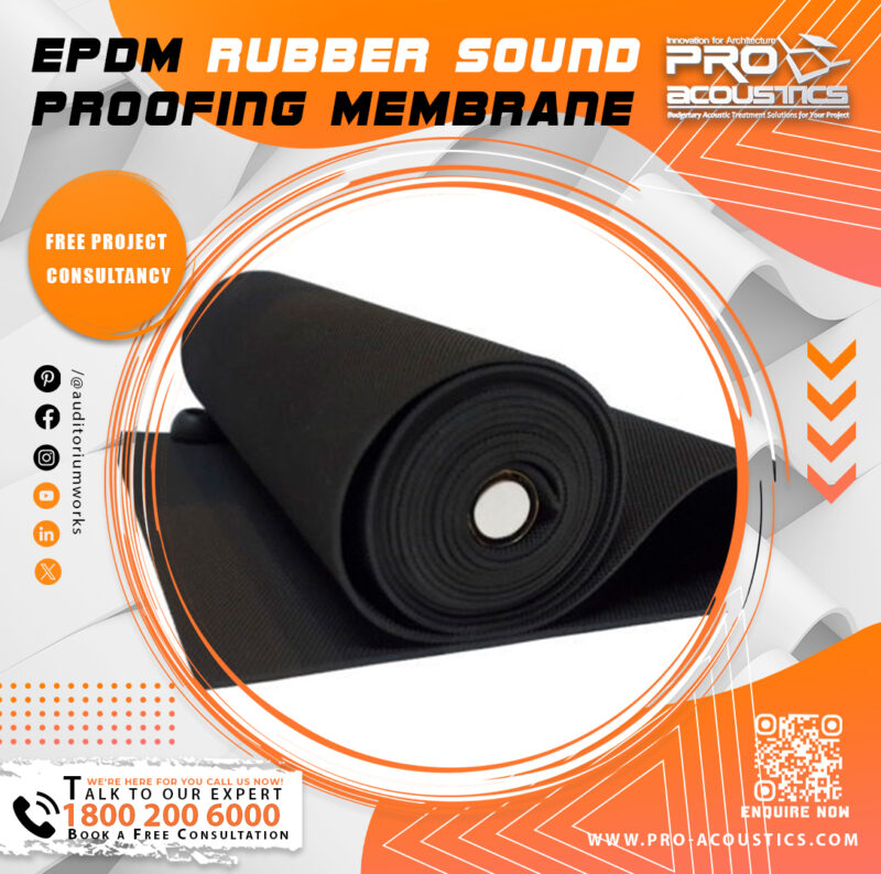 EPDM Rubber Soundproofing Membrane