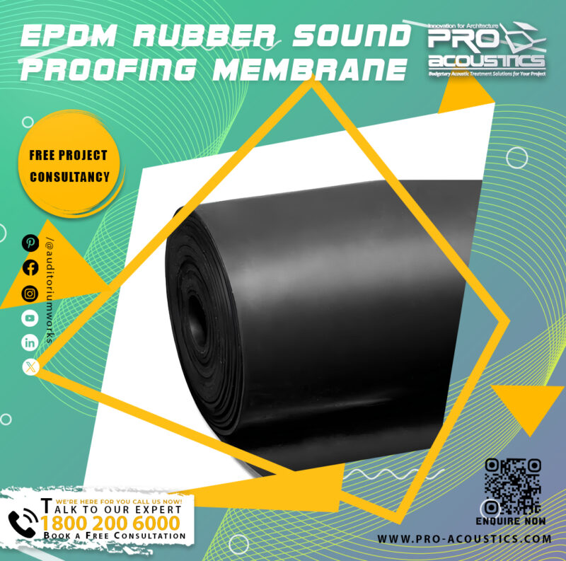EPDM Rubber Soundproofing Membrane