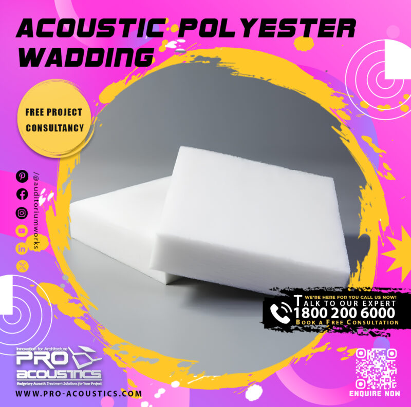 Acoustic Polyester Wadding
