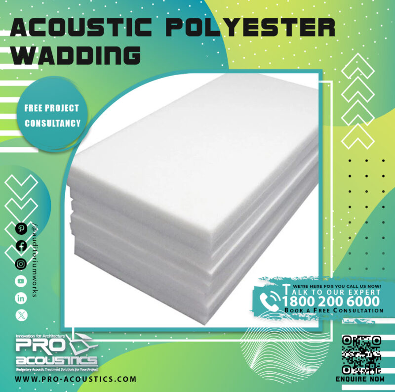 Acoustic Polyester Wadding