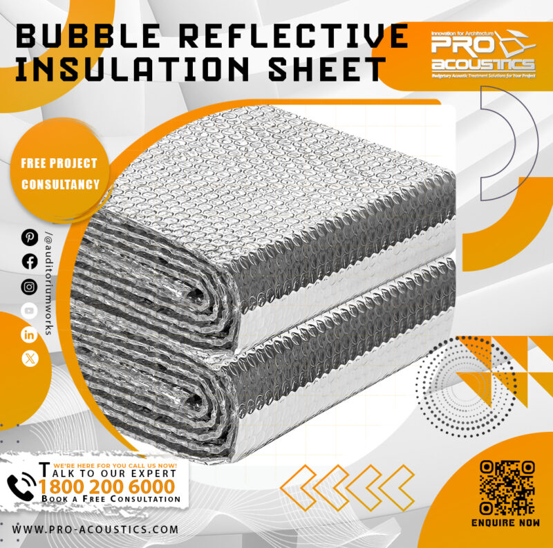 Bubble reflective insulation sheet