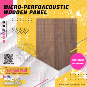 Micro-PerfoAcoustic Wooden panel