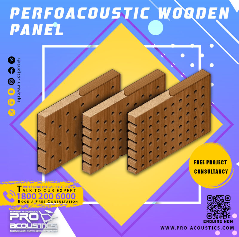 PerfoAcoustic Wooden Panel