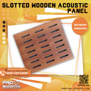 Slotted Wooden Acoustic panel