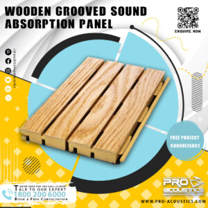 Wooden Grooved Sound Absorption Panel