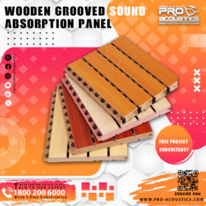 Wooden Grooved Sound Absorption Panel