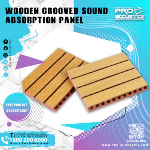 Wooden Grooved Sound Absorption Panel