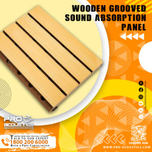 Wooden Grooved Sound Absorption Panel