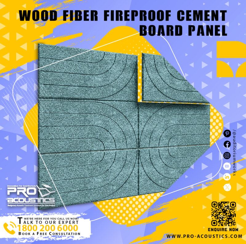 Wood Fiber Fireproof Cement Board Panel