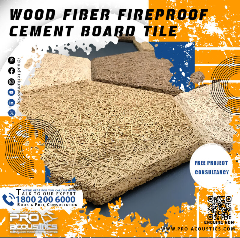 Wood Fiber Fireproof Cement Tile