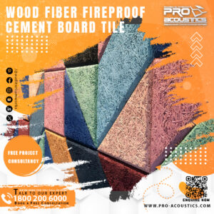 Wood Fiber Fireproof Cement Tile