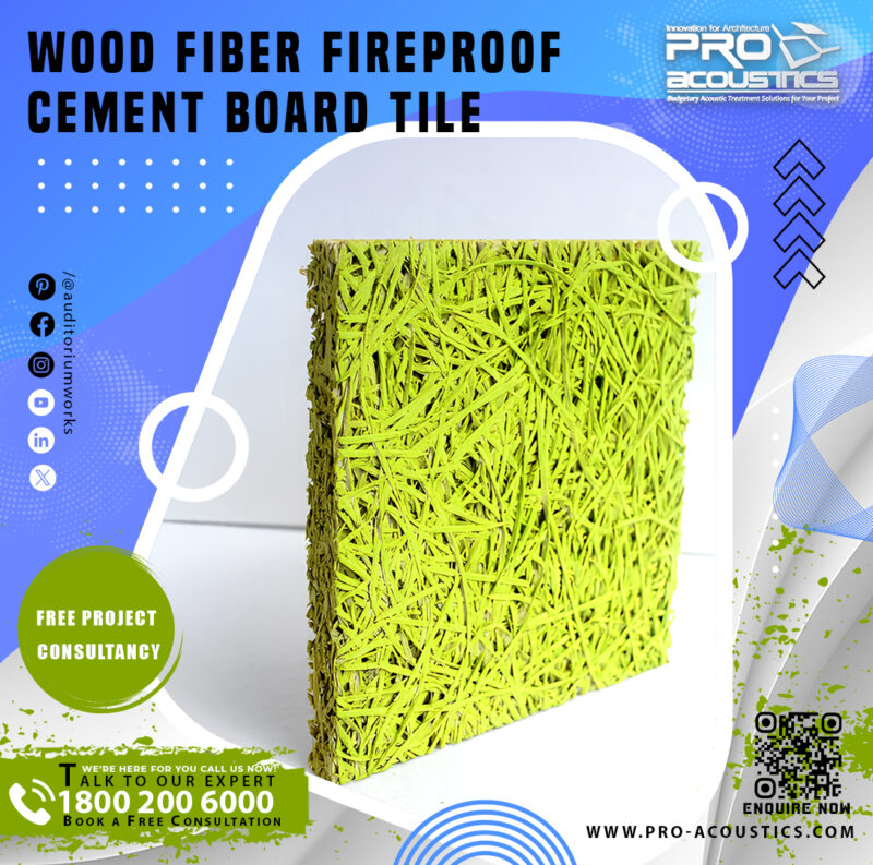 Wood Fiber Fireproof Cement Tile