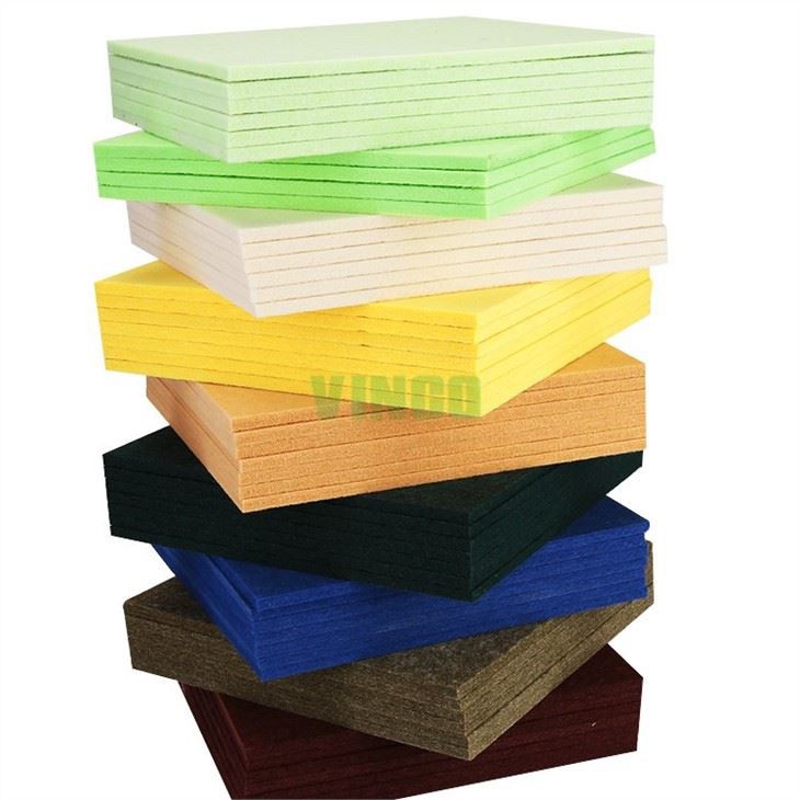 9mm-12mm Recycled Polyester Acoustic Board-sound Proof Acoustic Tiles