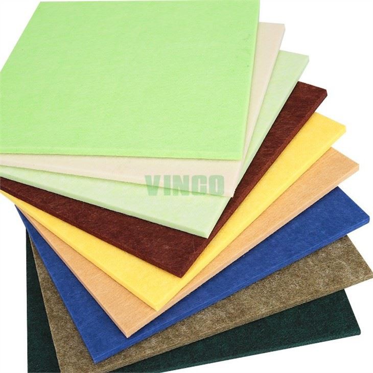 9mm-12mm Recycled Polyester Acoustic Board-sound Proof Acoustic Tiles