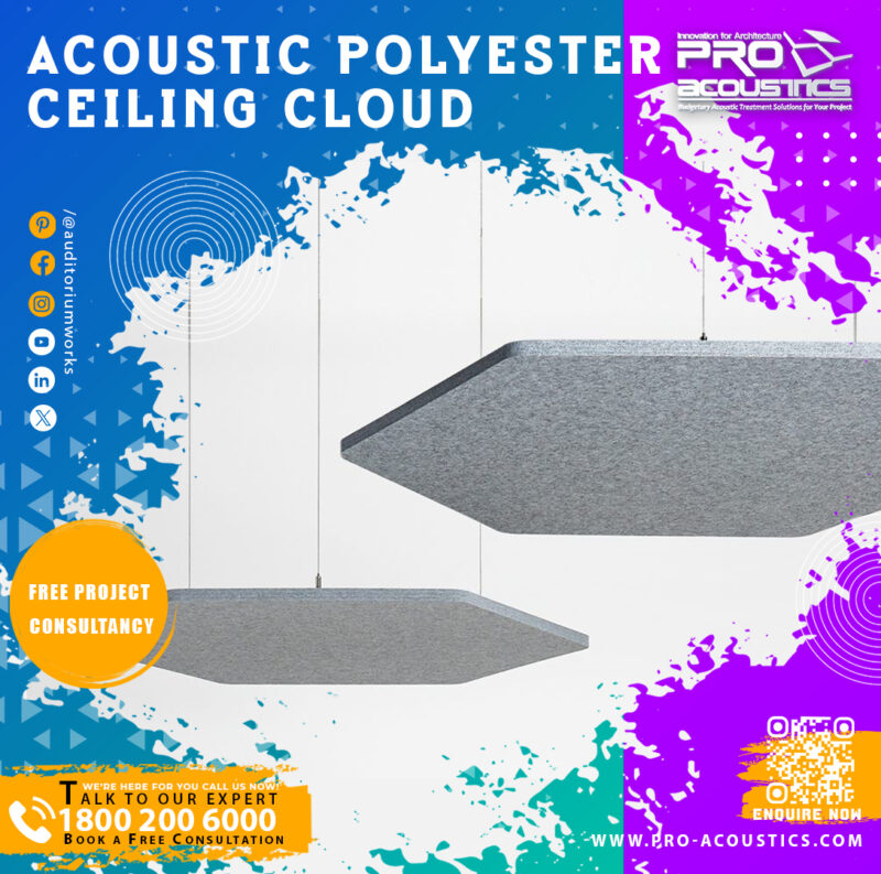 Acoustic Polyester Ceiling Cloud