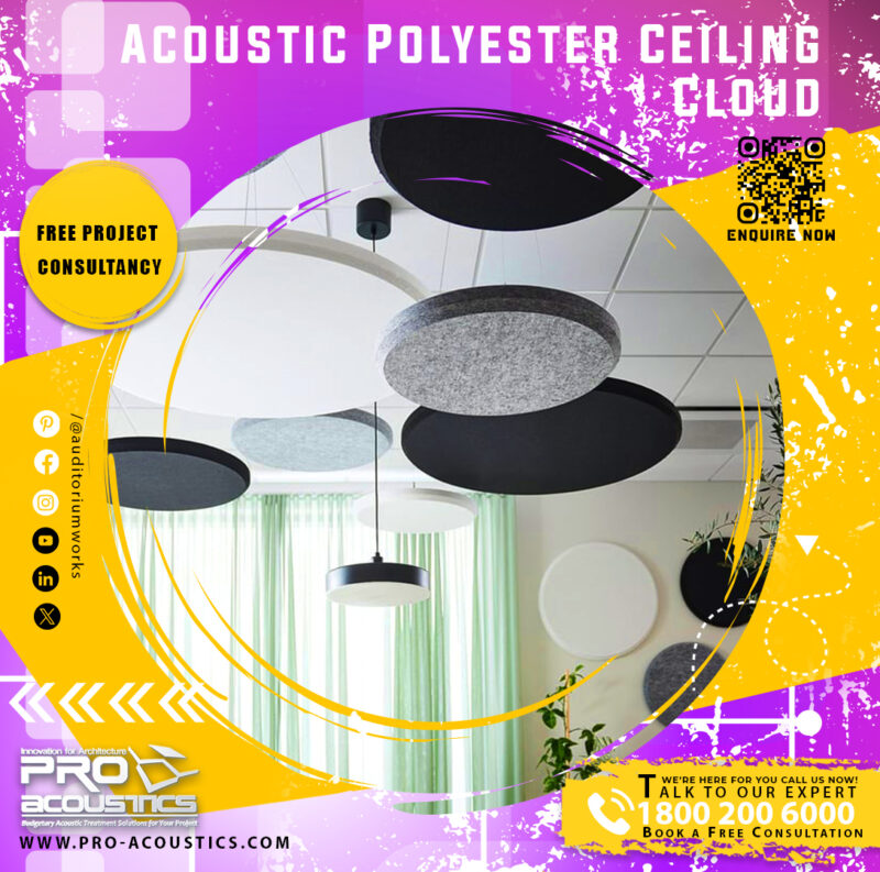 Acoustic Polyester Ceiling Cloud