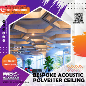 Bespoke Acoustic polyester ceiling