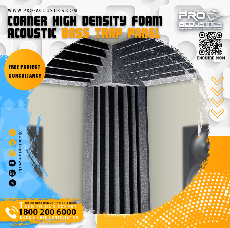 Corner Foam Acoustic Bass Trap Panel