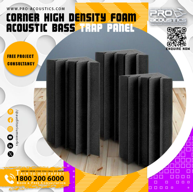 Corner Foam Acoustic Bass Trap Panel