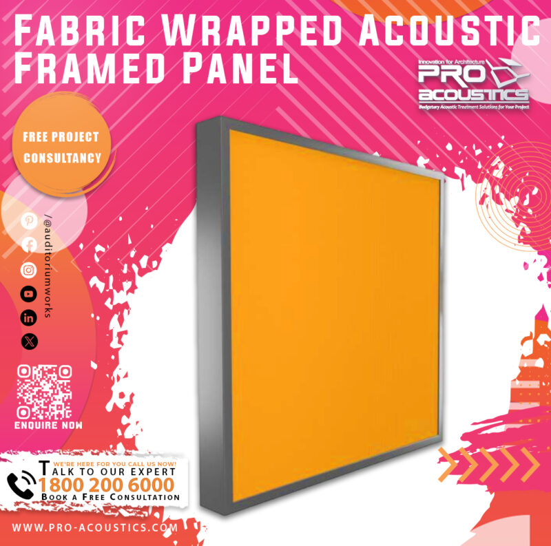 Fabric Wrapped Acoustic Framed Panel