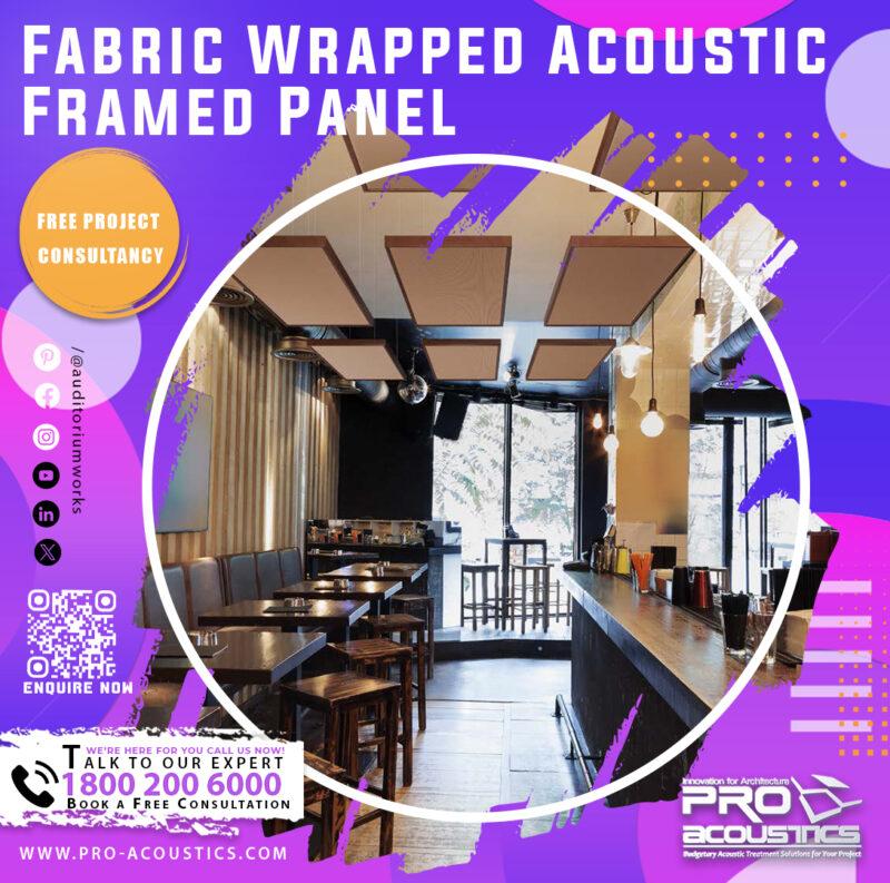 Fabric Wrapped Acoustic Framed Panel