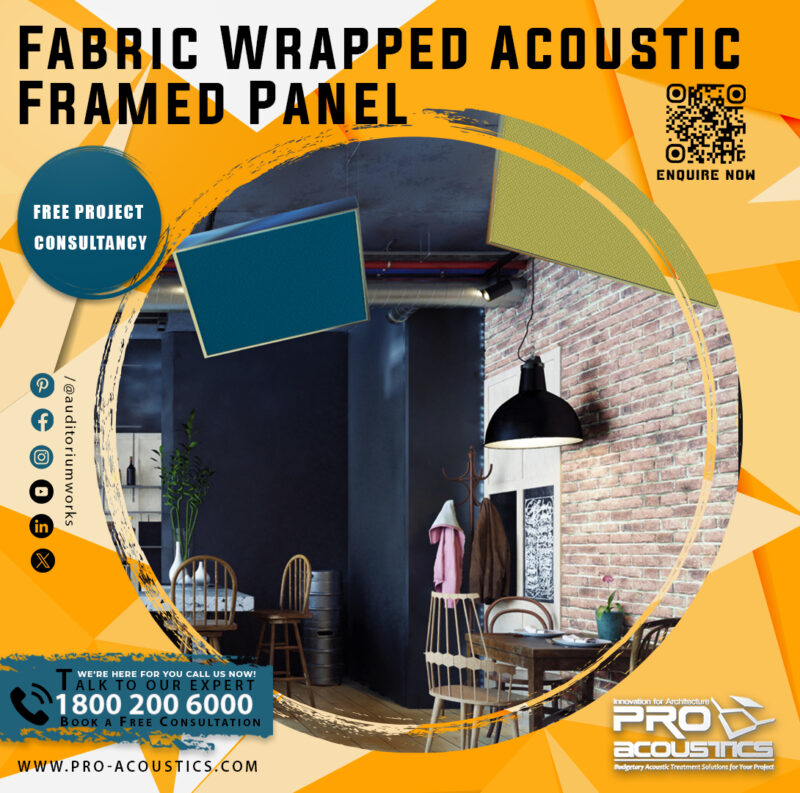 Fabric Wrapped Acoustic Framed Panel