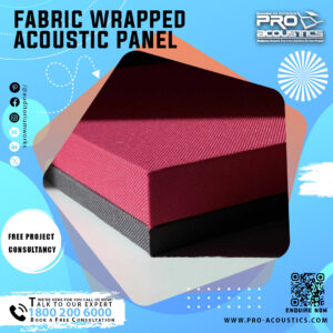 Fabric Wrapped Sound Absorbing Acoustic Panel