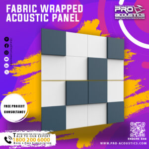 Fabric Wrapped Sound Absorbing Acoustic Panel