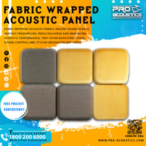 Fabric Wrapped Sound Absorbing Acoustic Panel