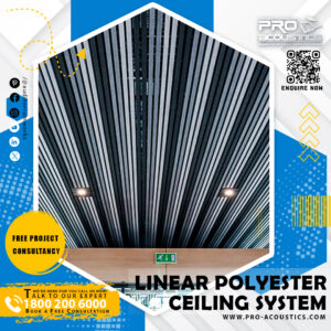 Linear Polyester Ceiling System