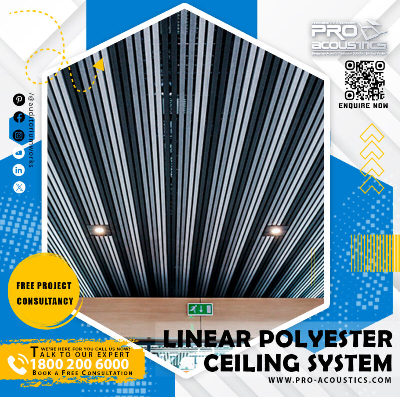 Linear Polyester Ceiling System