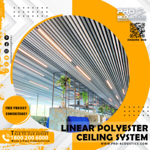Linear Polyester Ceiling System