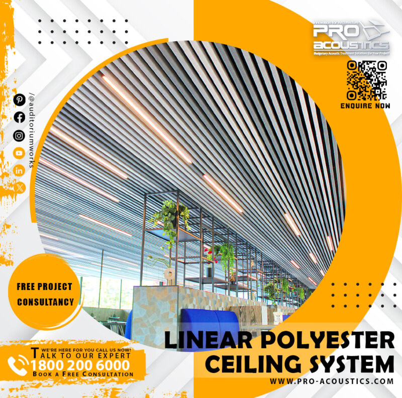 Linear Polyester Ceiling System