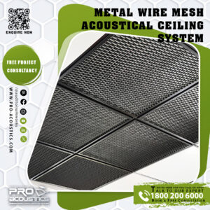 Metal Wire Mesh Acoustical Ceiling System