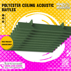 Polyester Ceiling Acoustic Baffles