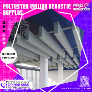 Polyester Ceiling Acoustic Baffles