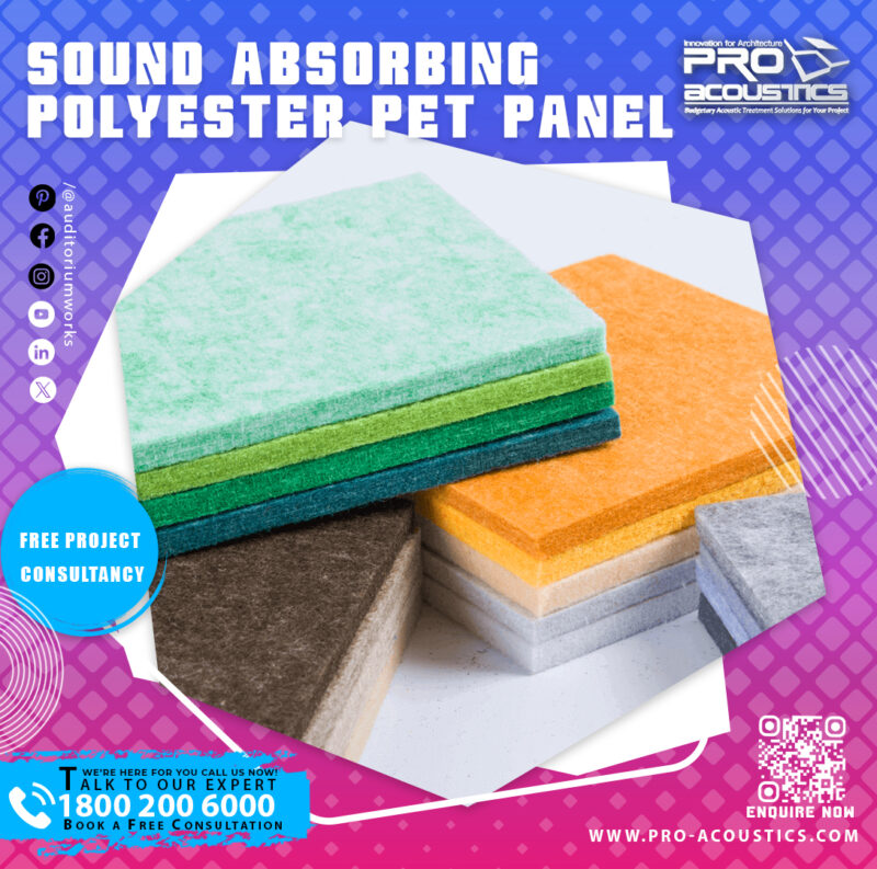 Sound Absorbing Polyester PET panel