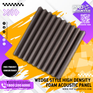 Wedge style foam Acoustic panel