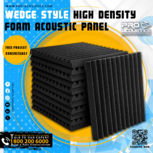 Wedge style foam Acoustic panel