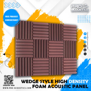 Wedge style foam Acoustic panel