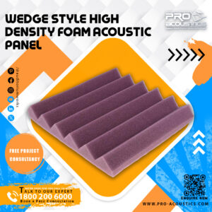 Wedge style foam Acoustic panel