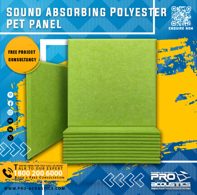 Sound Absorbing Polyester PET panel