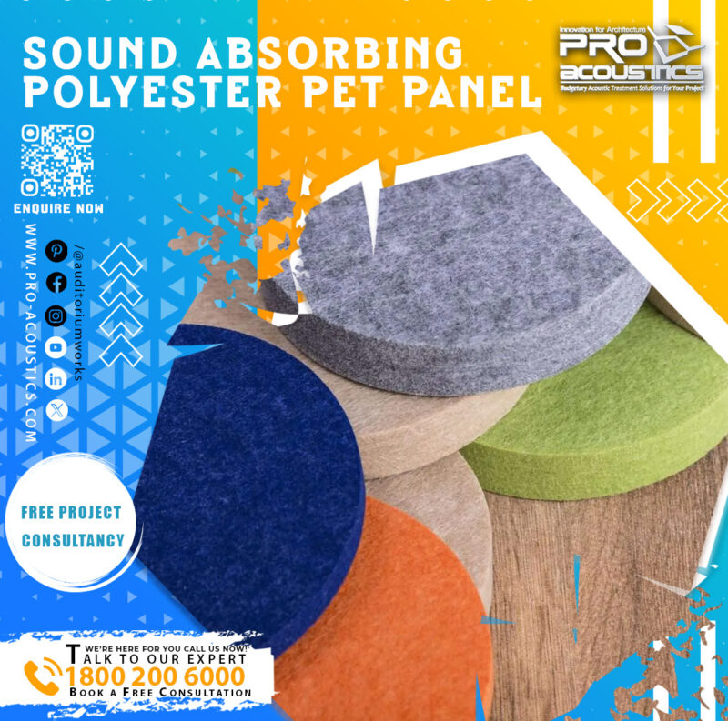 Sound Absorbing Polyester PET panel